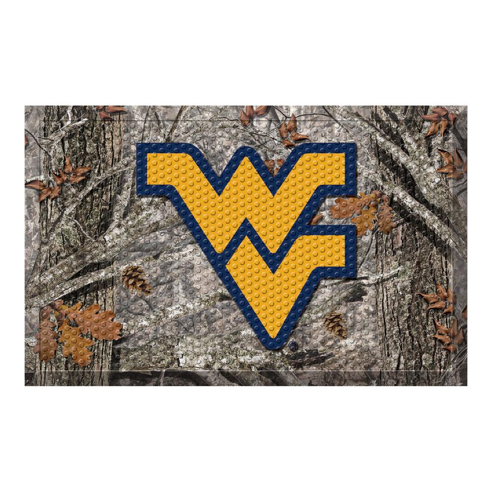 Fanmats West Virginia University Camo Heavy Duty Rubber Outdoor