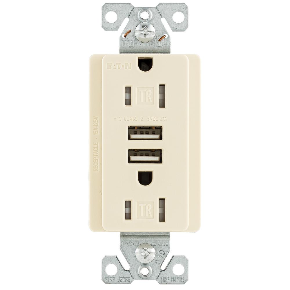 Nightlight GFCI Combo,Dplx Switch,125VAC LEGRAND 1597NTLTRLACC4