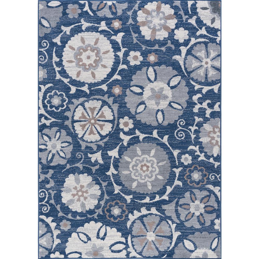 Tayse Rugs Madison Navy 8 ft. x 10 ft. Area RugMDN3107 8x10 The Home