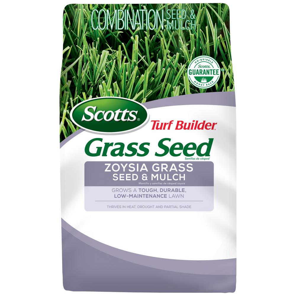 Scotts Turf Builder Grass Seed Zoysia Grass Seed and Mulch-18362 - The