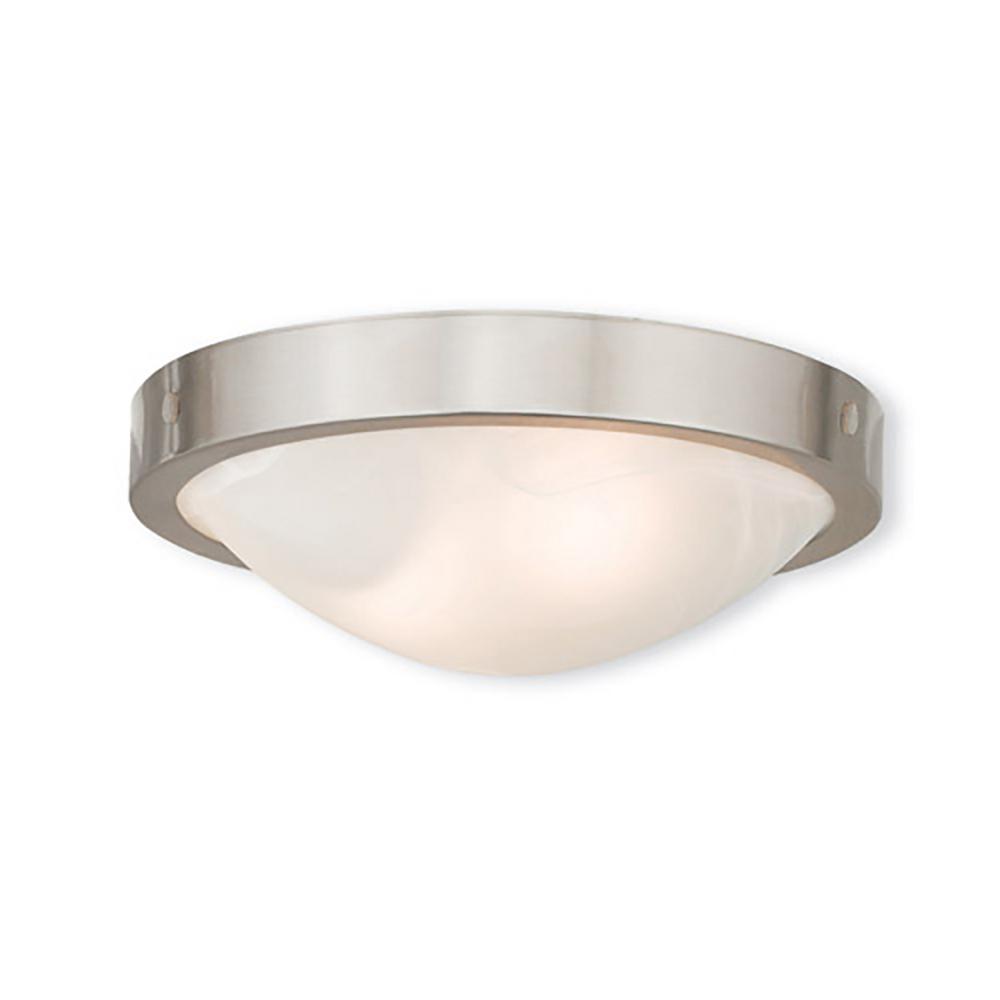 Sea Gull Lighting Windgate 2-Light Brushed Nickel Flushmount-75942-962 ...