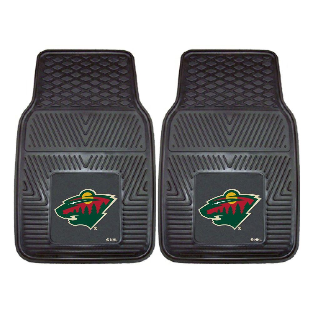 Fanmats Nhl Minnesota Wild Heavy Duty 2 Piece 18 In X 27 In