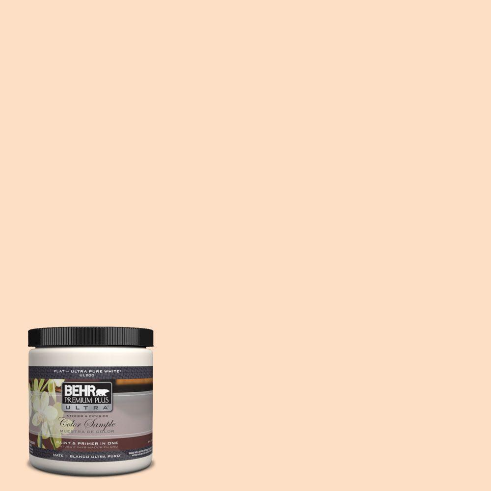 Behr Premium Plus Ultra 8 Oz 290c 2 Creamy Beige Matte Interior 290c 2 Creamy Beige Matte Interior Exterior Paint And Primer In One Sample