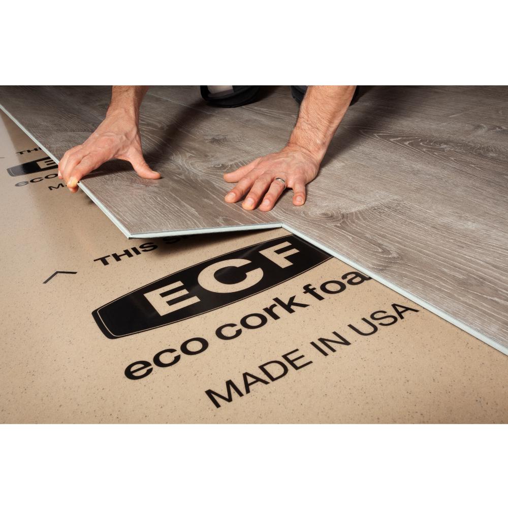 Eco Cork Foam 300 Sq Ft 3 X 100, 300 Sq Ft Laminate Flooring
