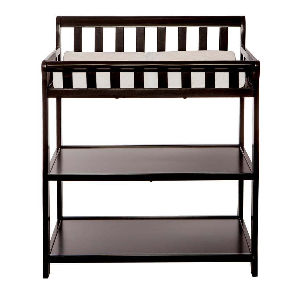 black changing table