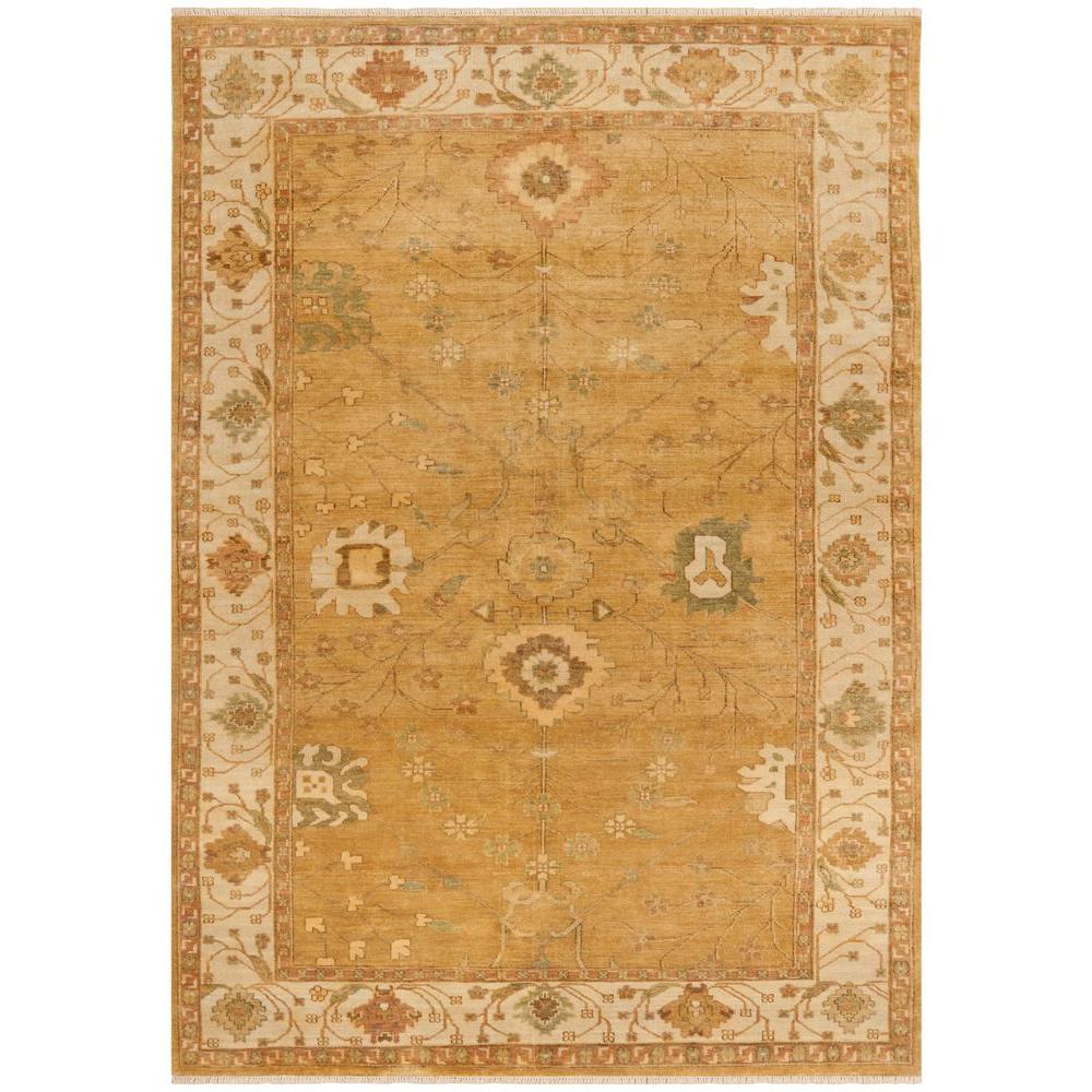 Safavieh Oushak Gold/Ivory 6 ft. x 9 ft. Area Rug-OSH145B-6 - The Home ...