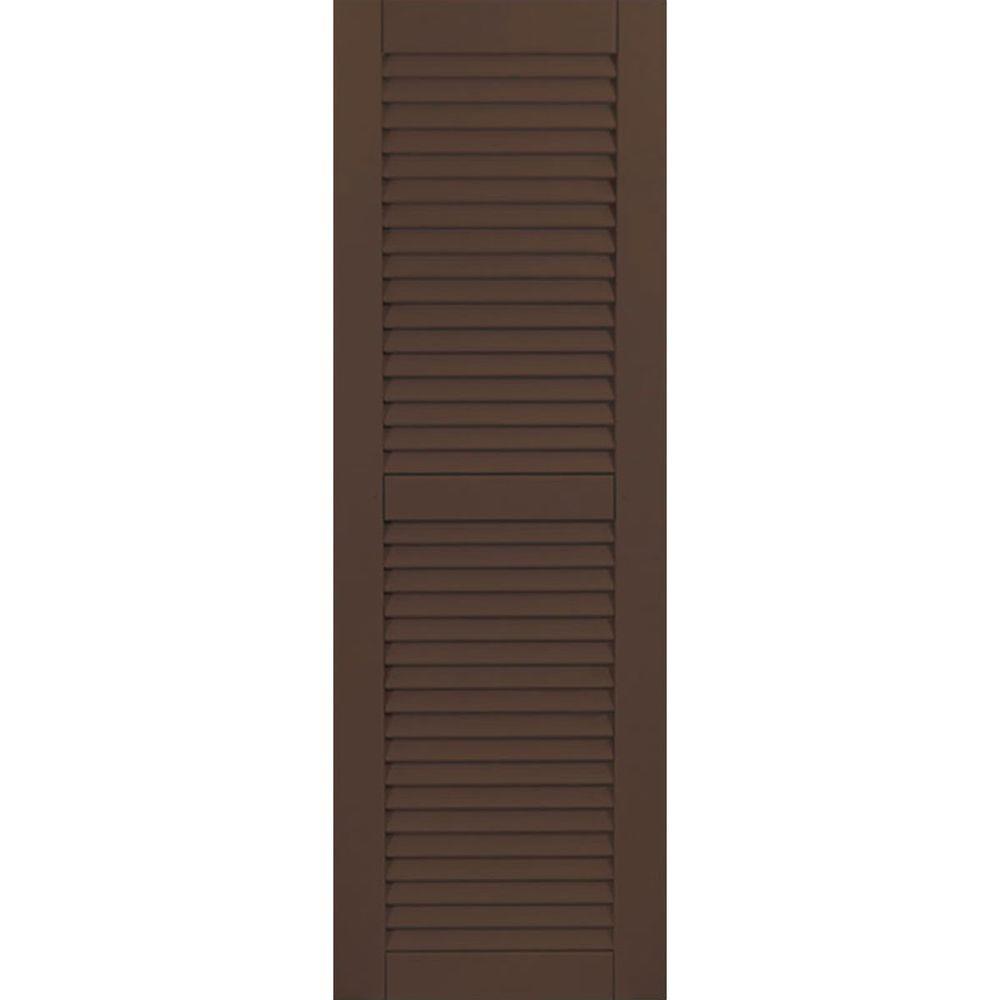Ekena Millwork 15 In X 50 In Exterior Composite Wood Louvered