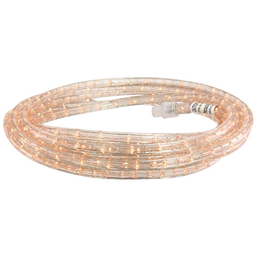 Rope Lights Outdoor Lighting The Home Depot Clear Incandescent Rope Light Kit