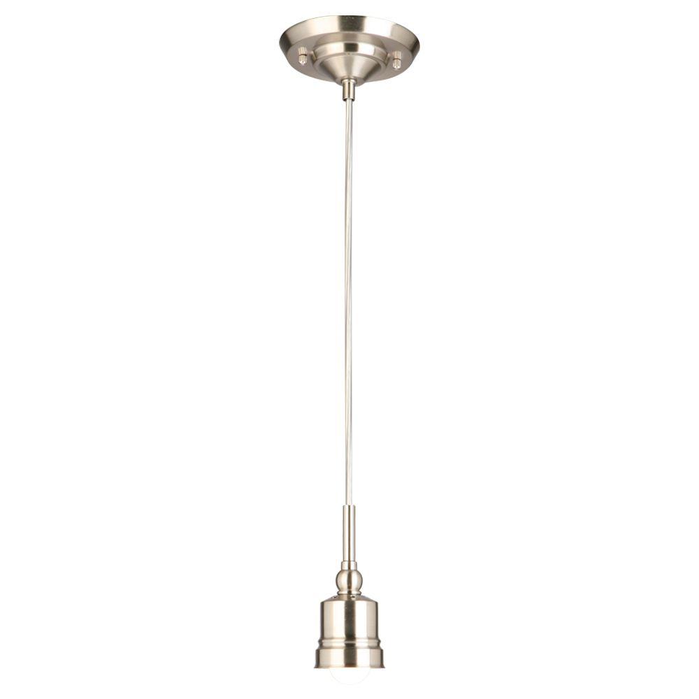 Hampton Bay Mix Match 8 Watt Brushed Nickel Integrated Led Mini Hampton Bay Mix Match 8 Watt Brushed Nickel Integrated Led Mini Pendant
