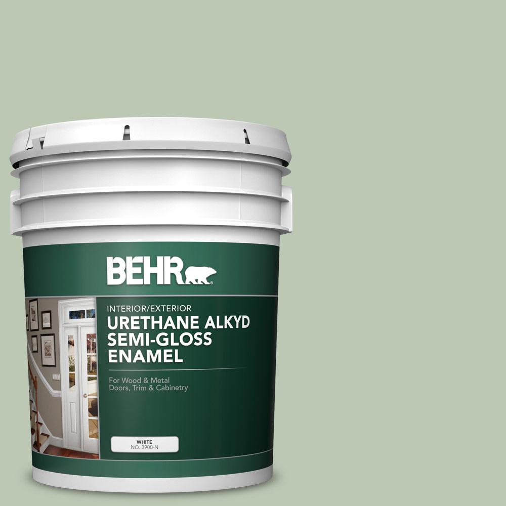 Behr 5 Gal 440e 3 Topiary Tint Urethane Alkyd Semi Gloss Enamel 440e 3 Topiary Tint Urethane Alkyd Semi Gloss Enamel Interior Exterior Paint