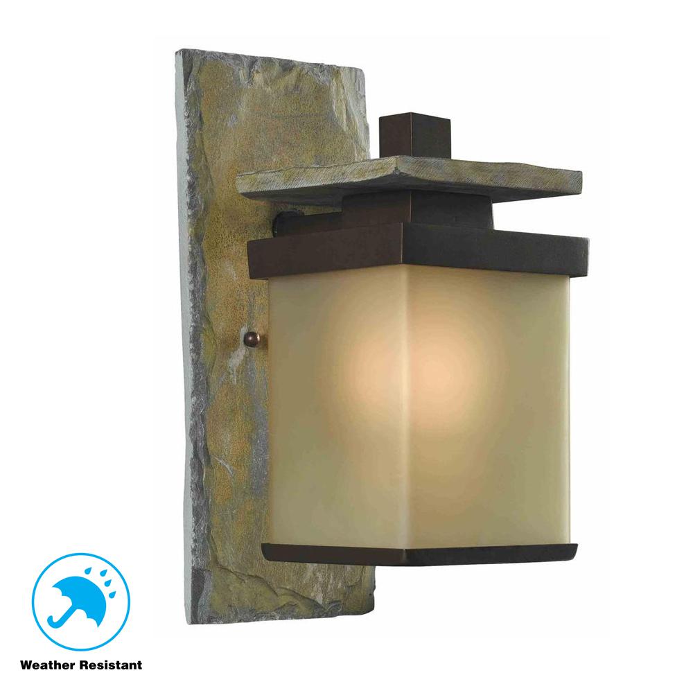  Home  Decorators  Collection  Quarry 1 Light  Bronze and 