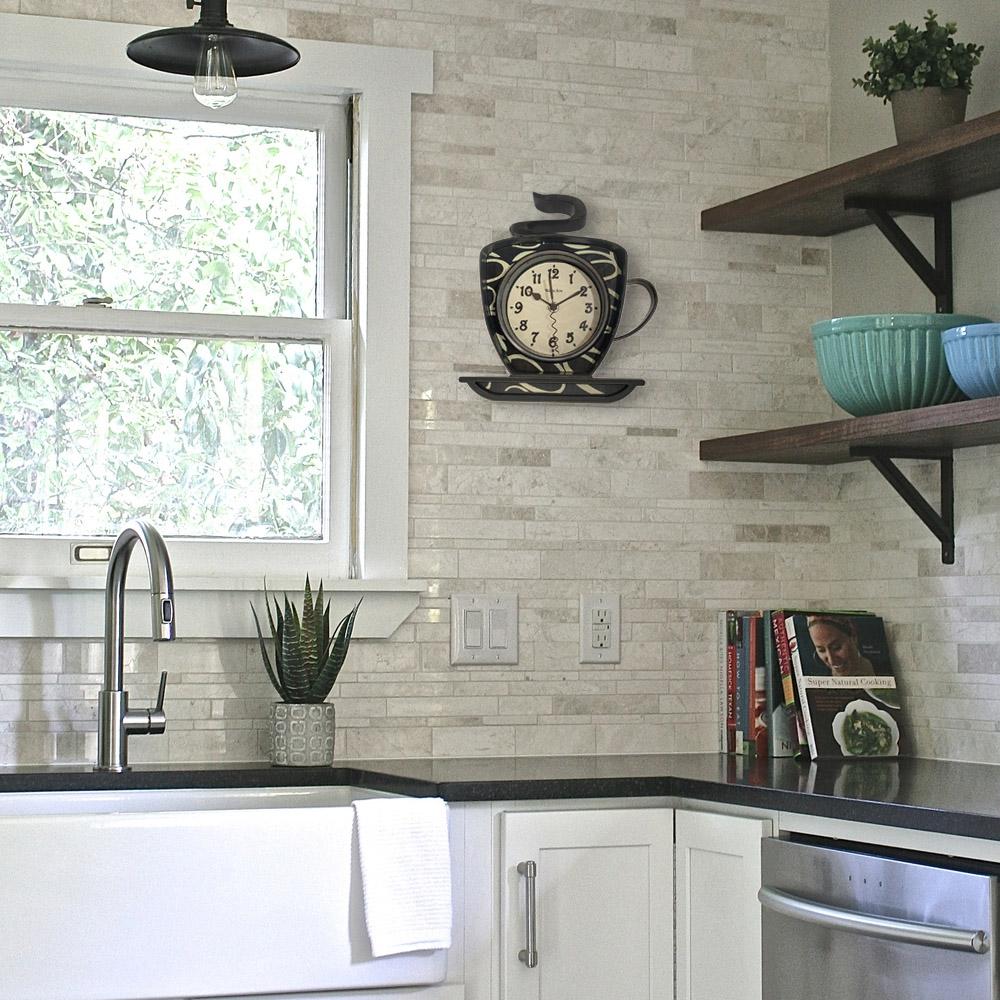 Westclox 3d Coffee Wall Clock 32038 The Home Depot