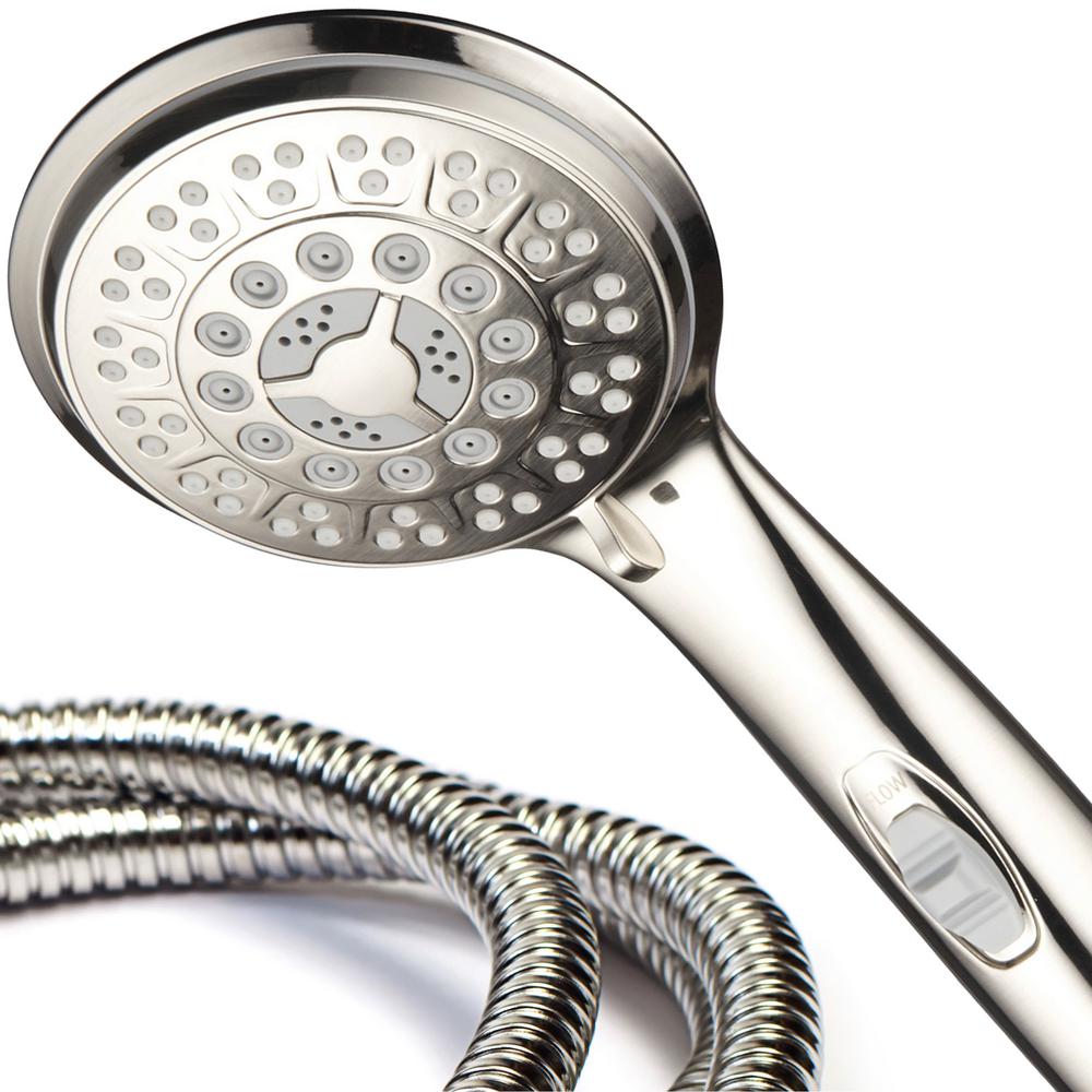 Hotel Spa 9 Spray Hand Shower With On Off Pause Switch Handle In Hotel Spa 9 Spray Hand Shower With On Off Pause Switch Handle In