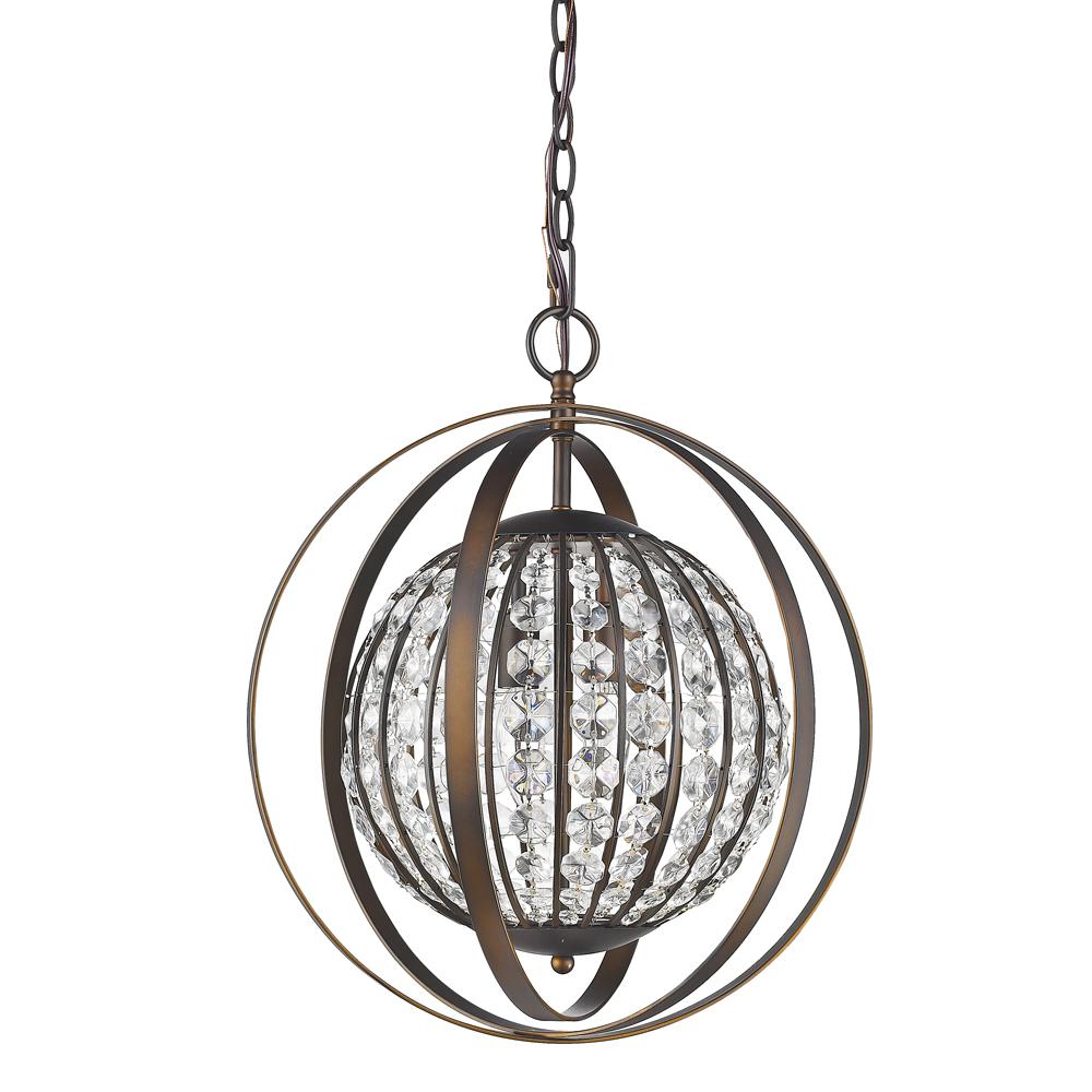 Acclaim Lighting Olivia 1 Light Indoor Oil Rubbed Bronze Pendant Olivia 1 Light Indoor Oil Rubbed Bronze Pendant With Crystal