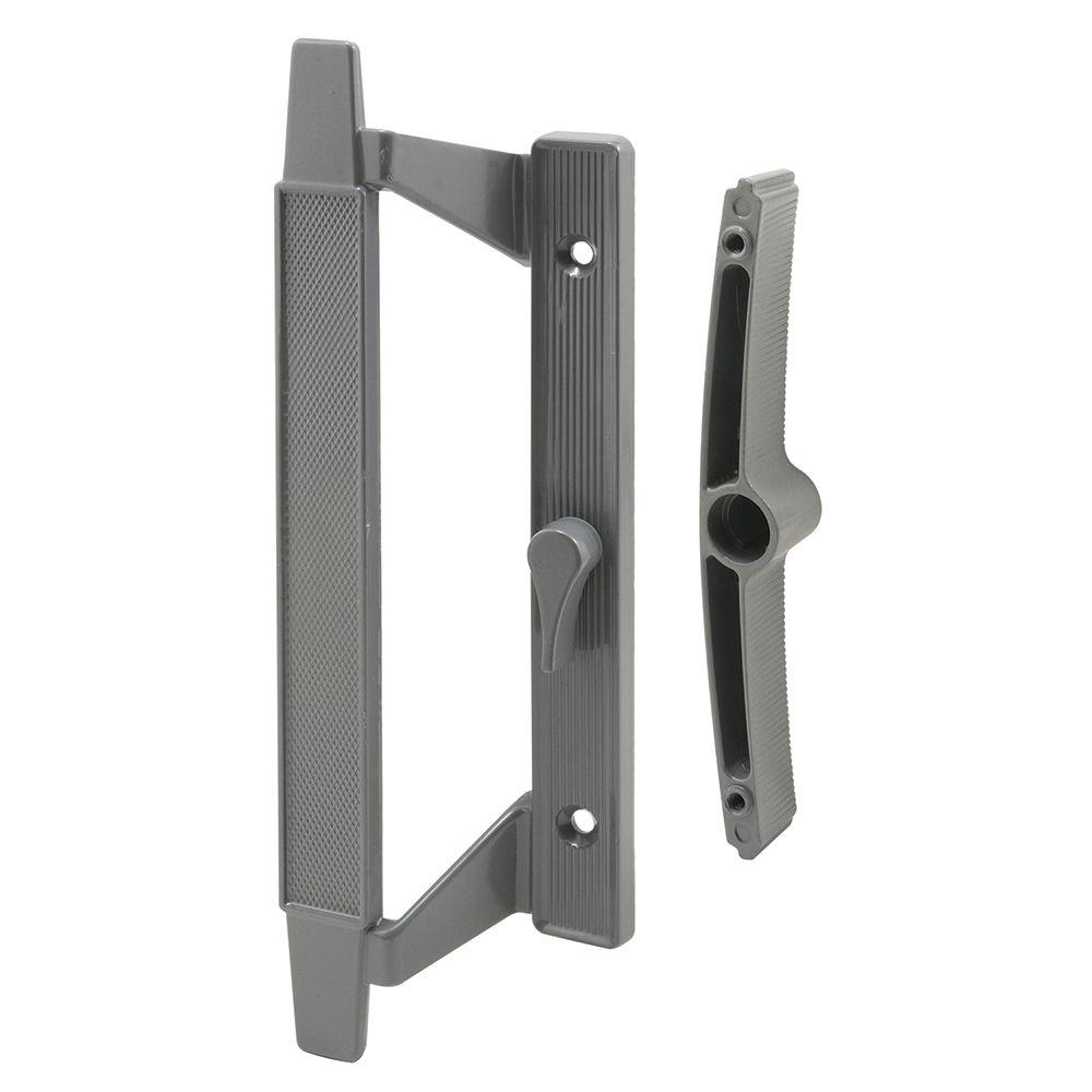 Prime Line 5 1 8 In On Center Mill Finished Sliding Door Handle