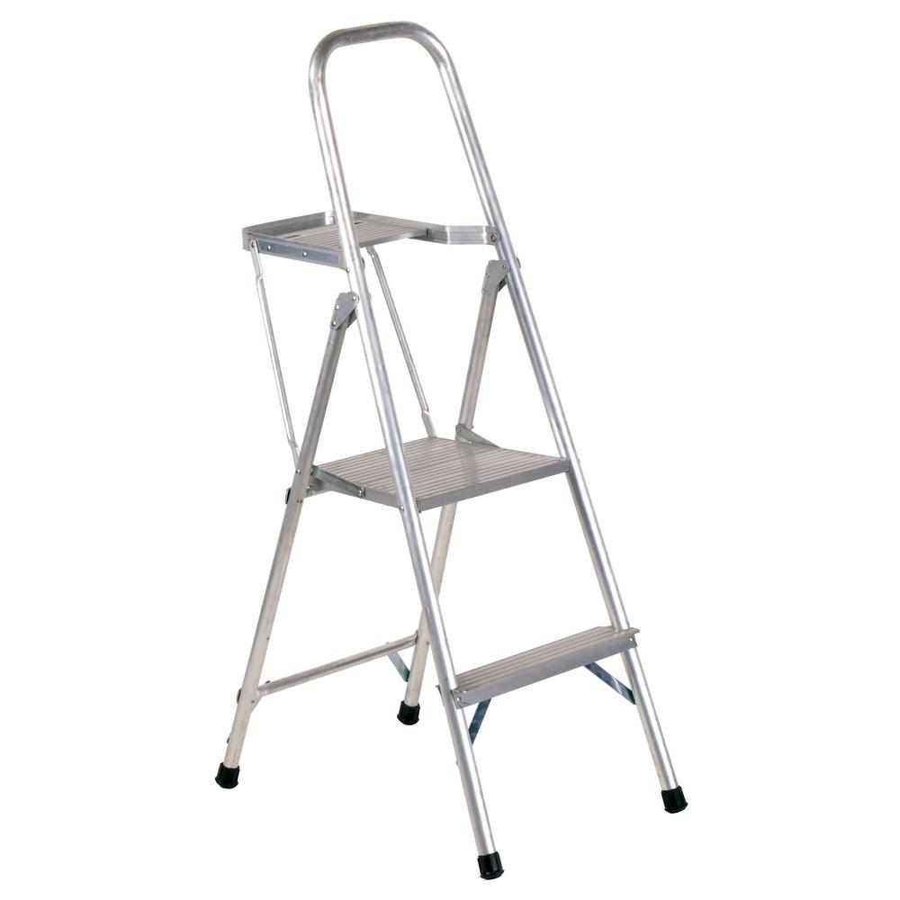 Gorilla Ladders 5.5 ft. Aluminum Dual Platform HeavyDuty Hybrid Ladder
