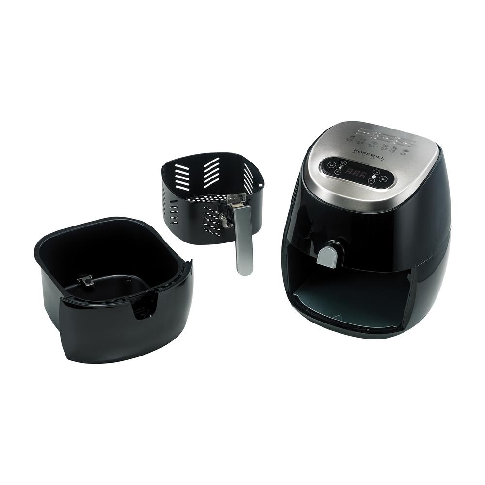 Rosewill Digital 3.7 Qt. Air Fryer with LED Touch Display, 1400Watt, Oilless Airfryer RHAF