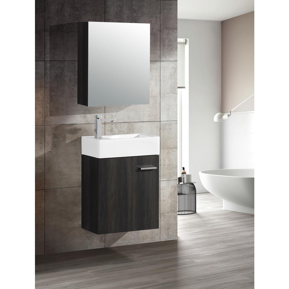 Swiss Madison Colmer 18 In Single 1 Cabinet Bathroom Vanity In