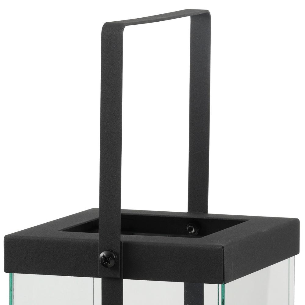 black modern lantern