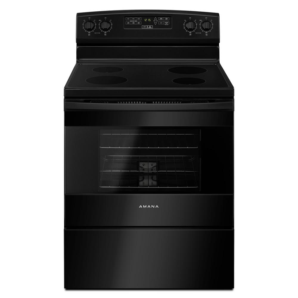 Amana 4.8 cu. ft. Electric Range in Black