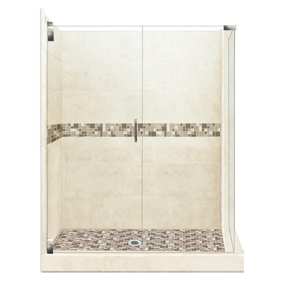 American Bath Factory Tuscany Grand Hinged 36 In X 48 In X 80 In