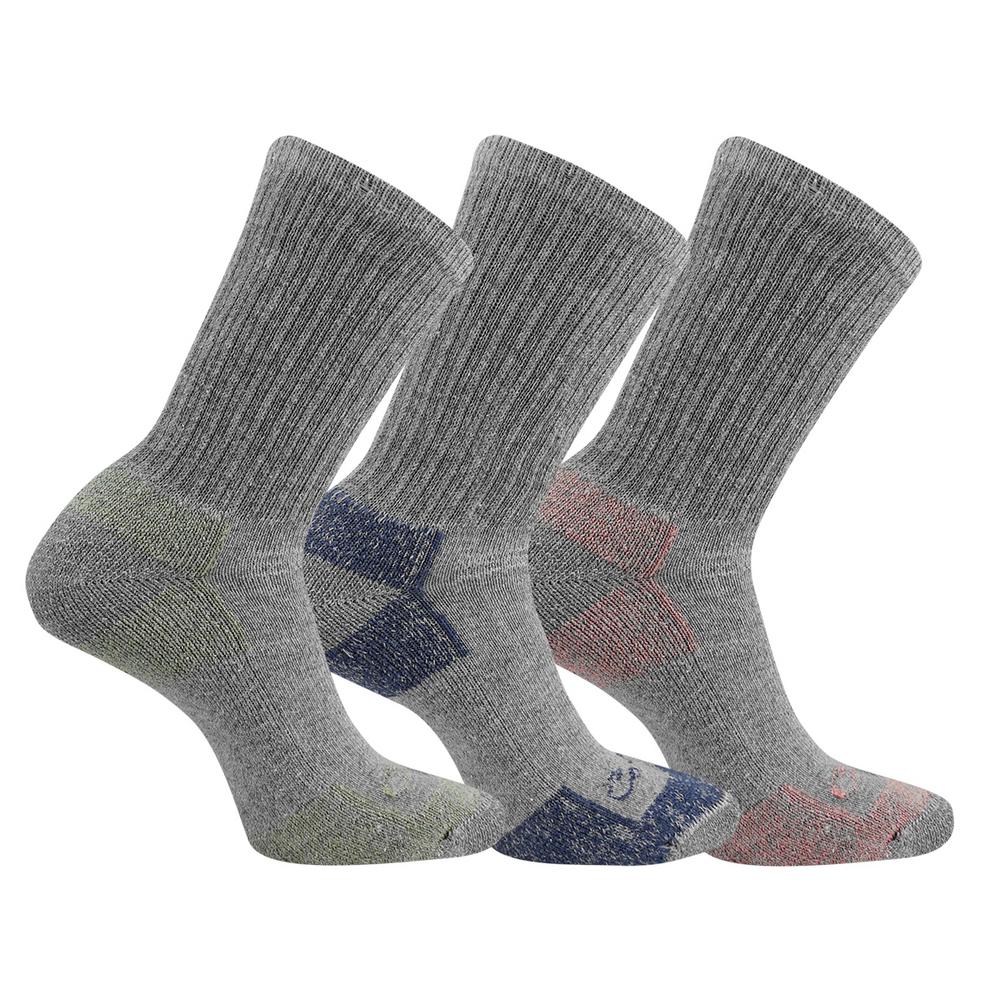 Carhartt Women's Size Medium Gray Cotton Crew Socks (3-Pack)-CHWA2823C3 ...