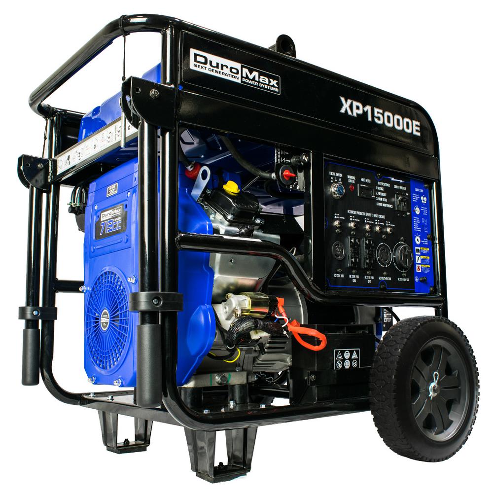 Duromax 12000-Watt Gasoline Powered Portable Generator ...