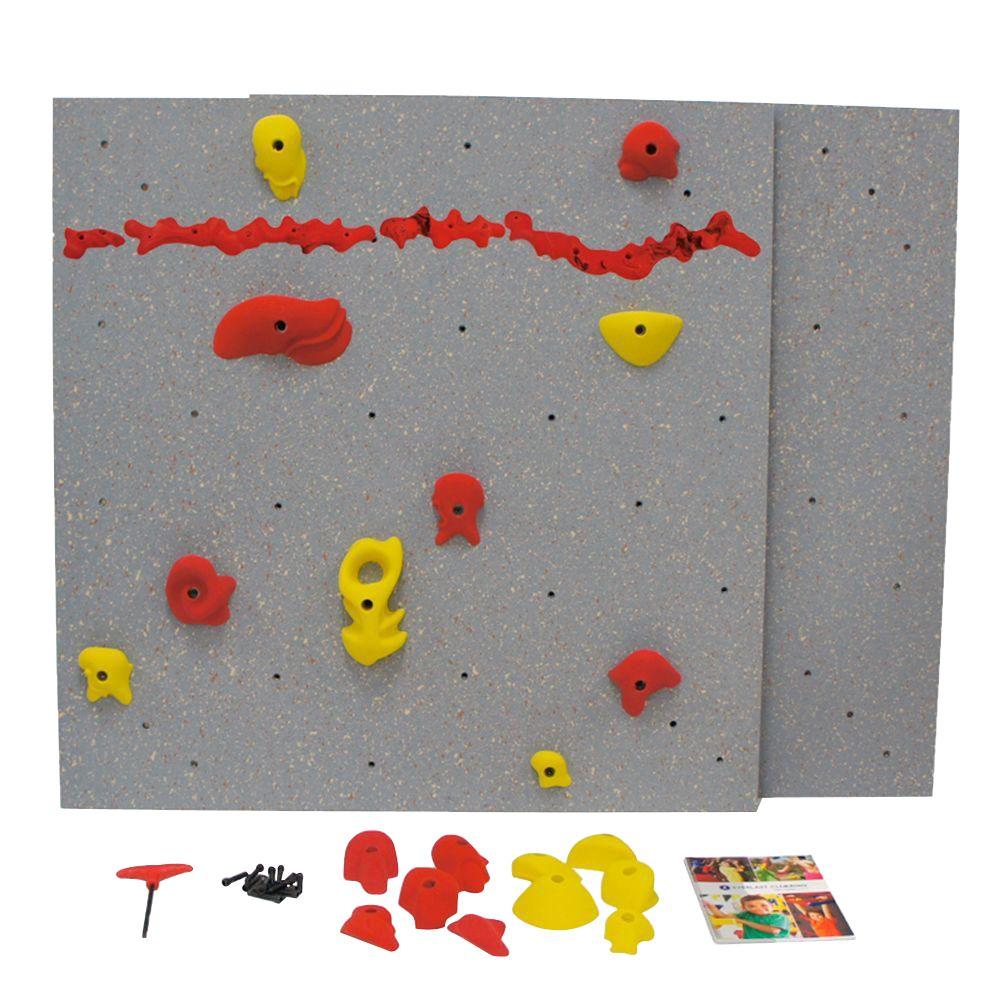 Everlast Climbing DIY Indoor Climbing Wall with Standard Panel by Everlast Climbing