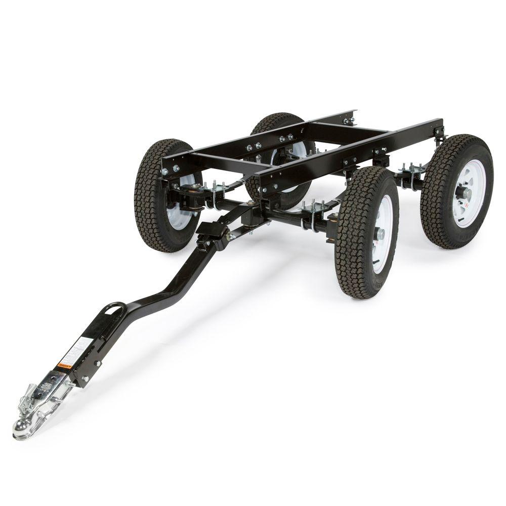 Lincoln Electric Four Wheeled Steerable Yard Trailer with 