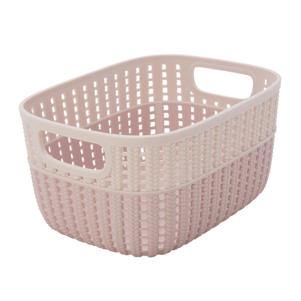 No Additional Components Or Accessories Are Included Bins Small Storage Basket In 2 Tone