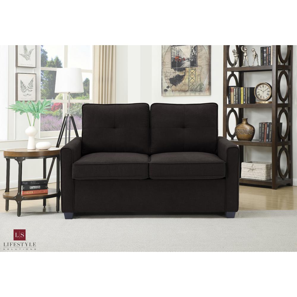 Lifestyle Solutions Agusta Twin Java Loveseat With Pullout Bed was $677.12 now $418.78 (38.0% off)