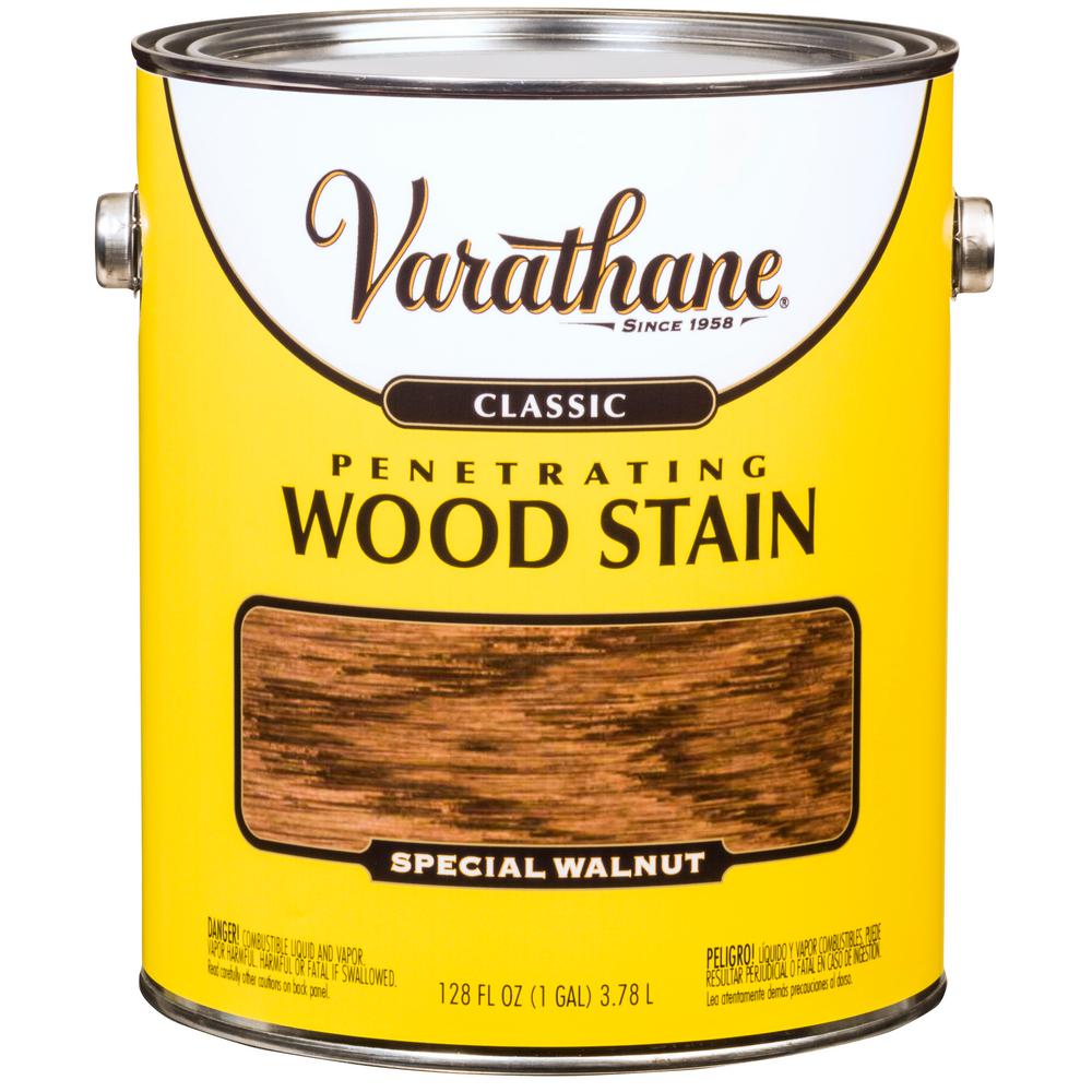 Varathane 1 Gal Special Walnut 250 Voc Classic Wood Interior Stain 2 Pack 340634 The Home Depot