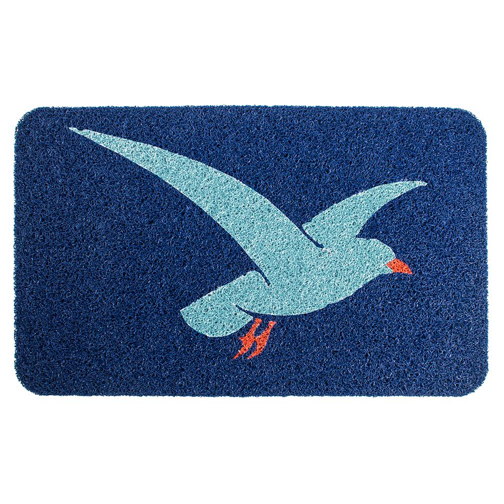 Entryways Elegant Seagull 18 in. x 30 in. PVC Door MatQ702 The Home