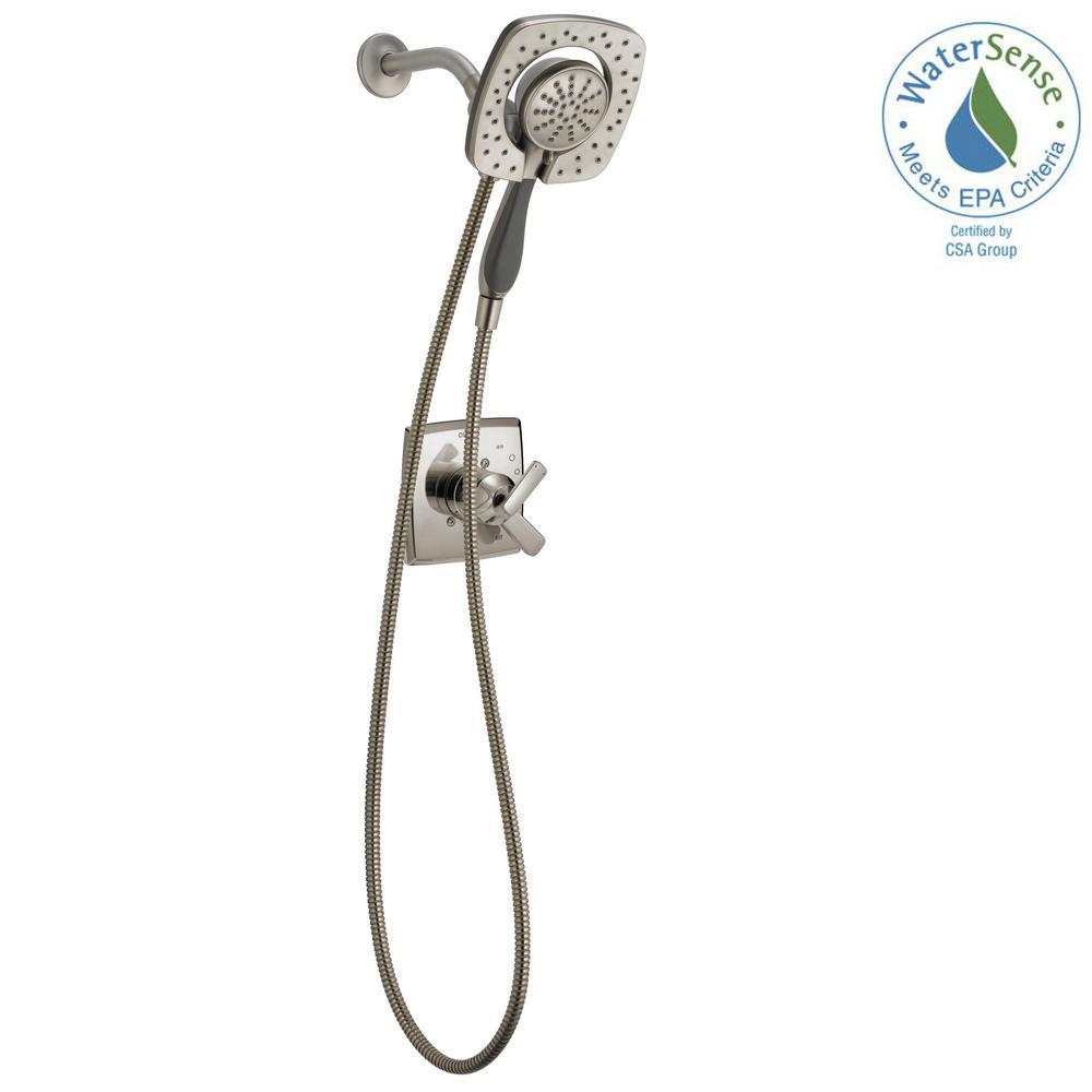 Delta Ashlyn In2ition 1Handle Shower Faucet Trim Kit in Stainless (Valve Not Included)T17264