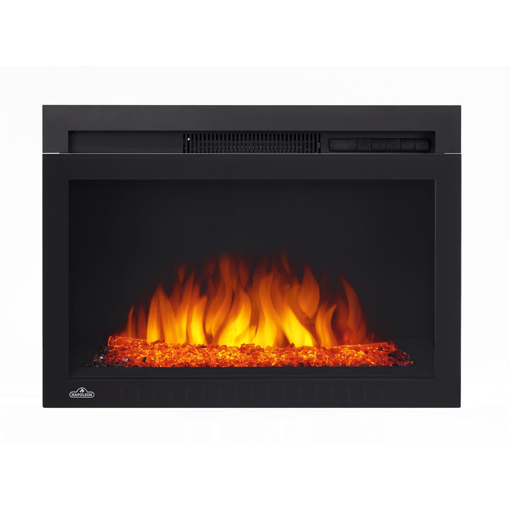Napoleon Cinema Series 24 In Electric Fireplace Insert With Glass Nefb24hg 3a The Home Depot - Glass Box Electric Fireplace Napoleon Cinema Series 24 In Electric Fireplace Insert With Glass Nefb24hg 3a The Home Depot - Glass Box Electric Fireplace
