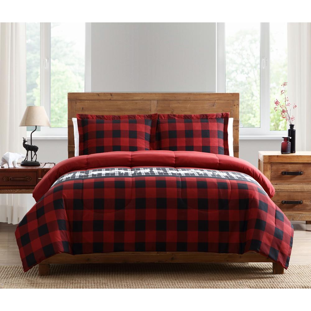 Morgan Home Mhf Mount Logan 3 Piece King Plaid Comforter Set Morgan Home Mhf Mount Logan 3 Piece King Plaid Comforter Set M600142 The Depot