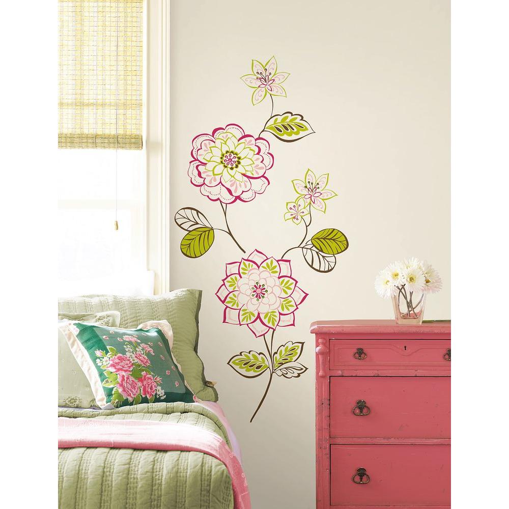 Wall Pops Des Fleurs Wall DecalWPK96846 The Home Depot
