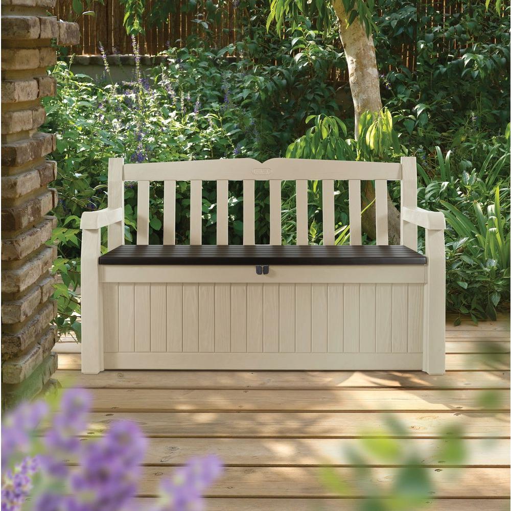 outdoor storage bench lowes