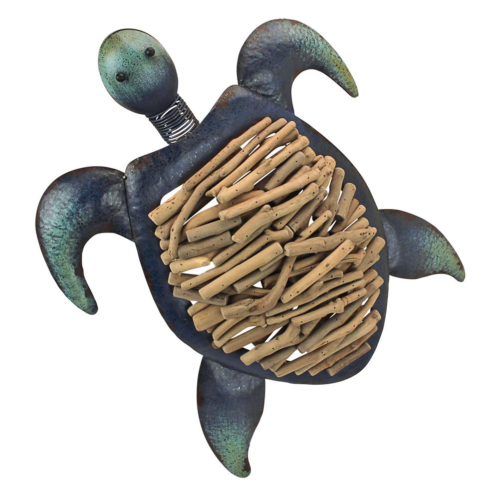 Design Toscano 21 In H Coastal Sea Life Sea Turtle Wall Art