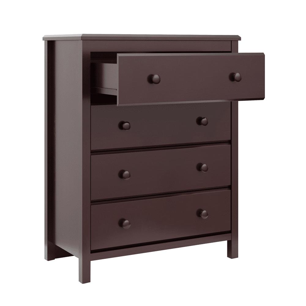 Storkcraft Alpine 4 Drawer Espresso Dresser 03664 409 The Home Depot