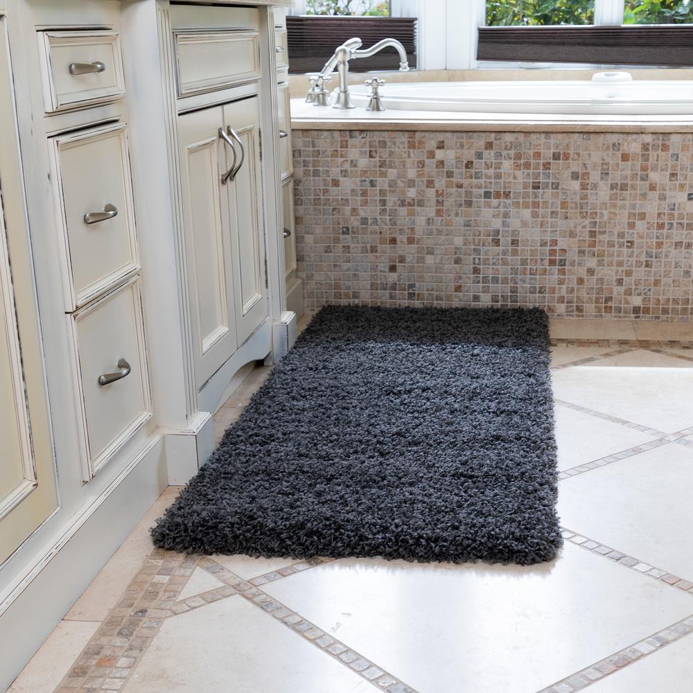 Ottomanson Collection Charcoal Gray 20 In X 59 Ottomanson Collection Charcoal