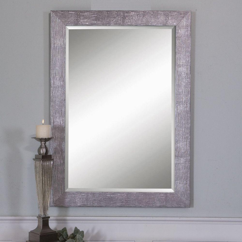 Global Direct 42 In X 31 Silver Finished Rectangle Framed Global Direct 42 In X 31 Silver Finished Rectangle Framed Mirror 14604 The Home Depot
