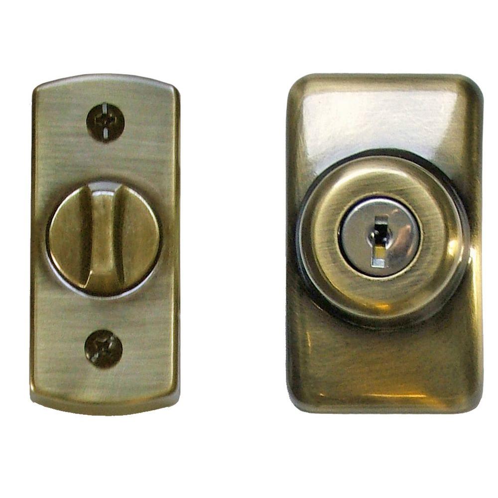 Toledo Fine Locks Single Cylinder Polish Brass Combo Deadbolt