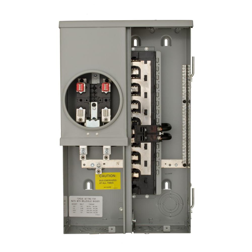 Siemens 125 Amp 12-Space 24-Circuit Overhead/Underground ... wiring a meter main combo 