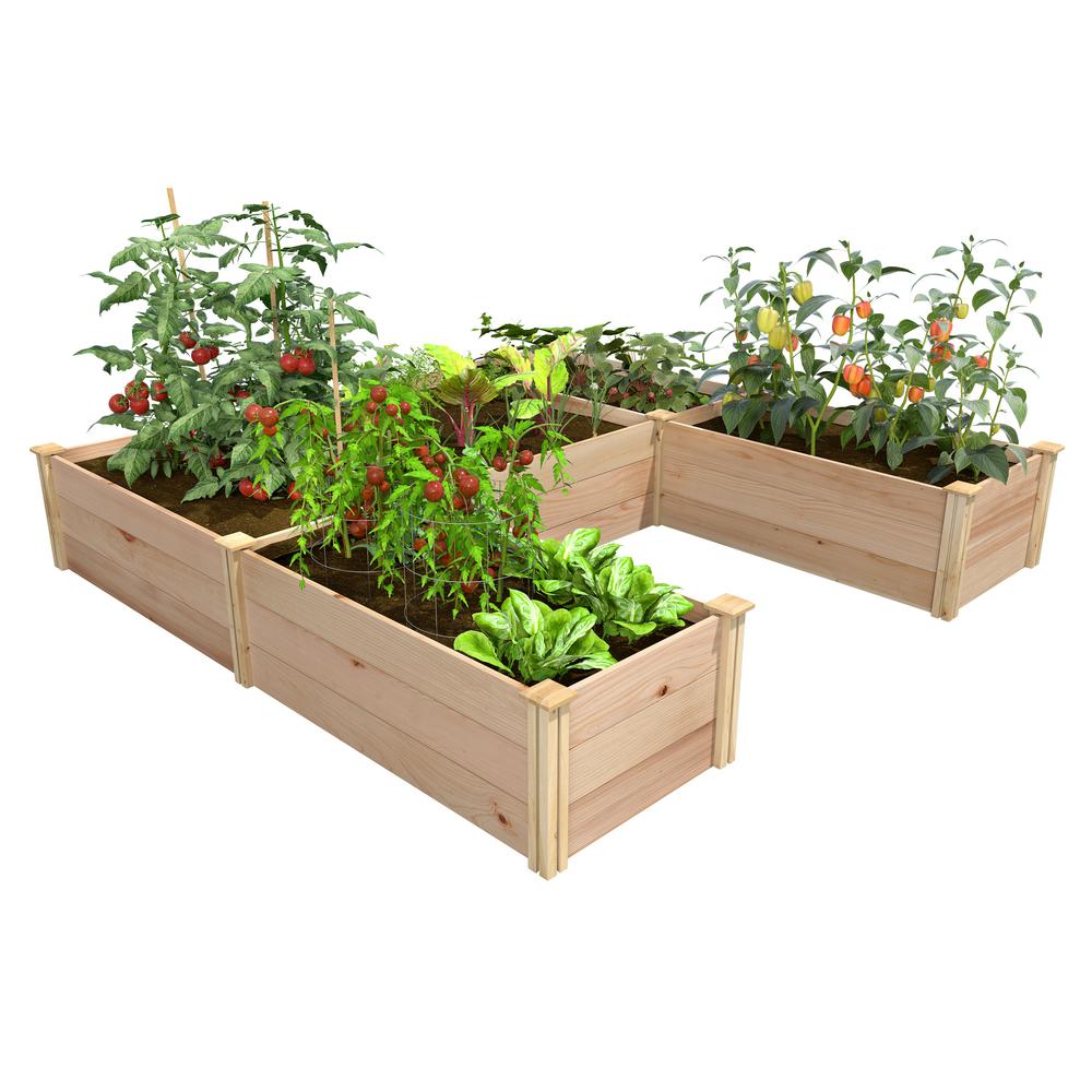 Greenes Fence - Cedar - Raised Garden Beds - Garden Center - The Home Depot