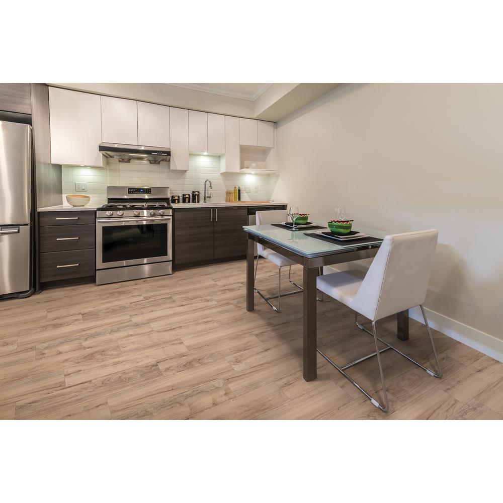 Trafficmaster Natural Pecan 7 Mm Thick X 7 2 3 In Wide X 50 5 8