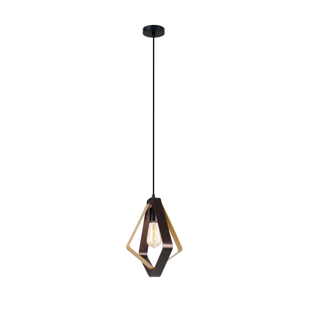 Home Decorators Collection 1-Light Steel Black And Brown Brass Satin ...