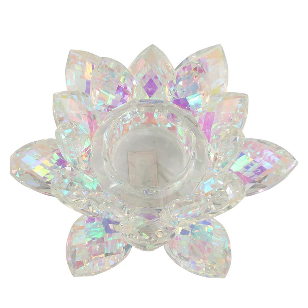 Candle Votive Vase Holder Crystal Mix Multi Color 4 piece Gift Set
