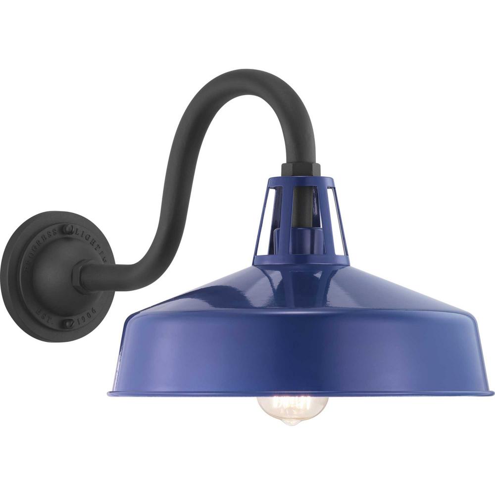 Progress Lighting Cedar Springs Collection 1 Light Blue Outdoor