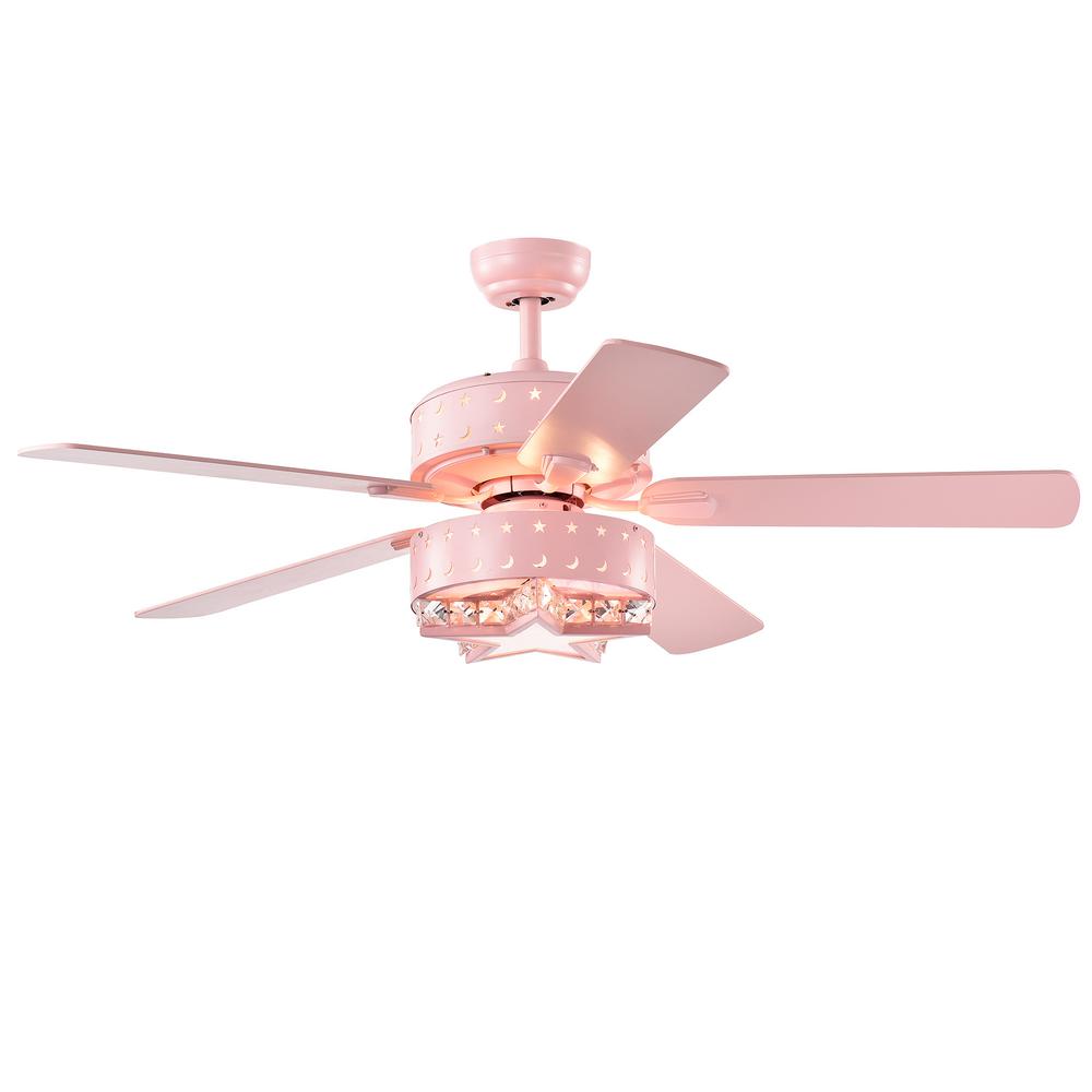 Pink Ceiling Fans Lighting The Home Depot